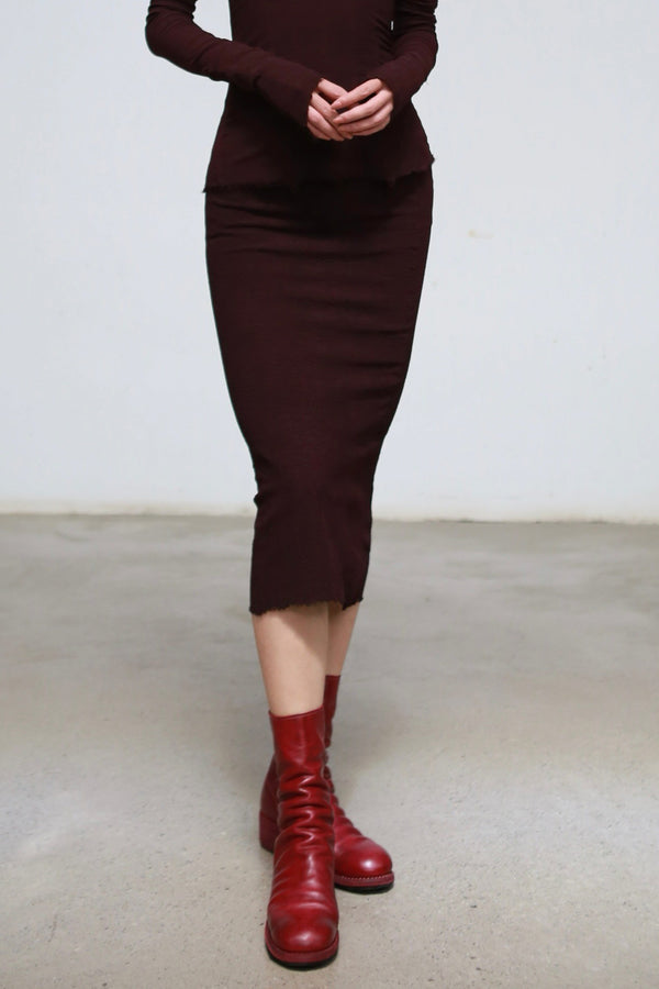 Marc Le Bihan Stretch Bandeau Dress or Skirt Collection MLB-25901-AUBERGINE Short Skirt 25900 25901